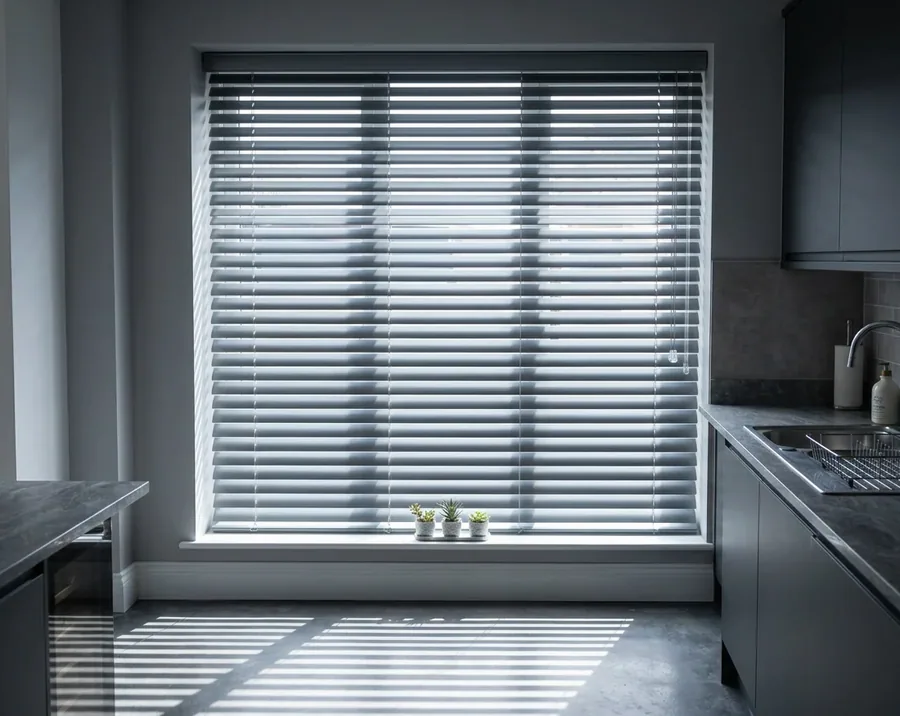 Aluminium Venetian Blinds fitted in an Irene home