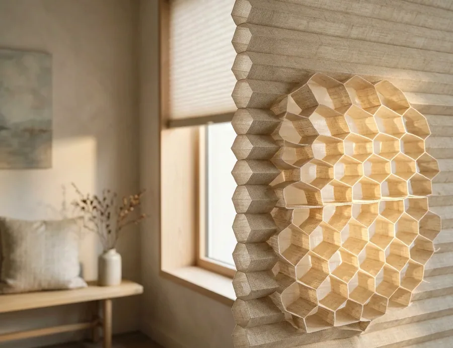 Cellular / Honeycomb Blinds fitted in an Irene home