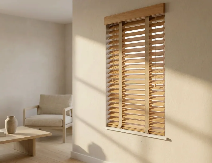 Timber Venetian Blinds fitted in an Irene home